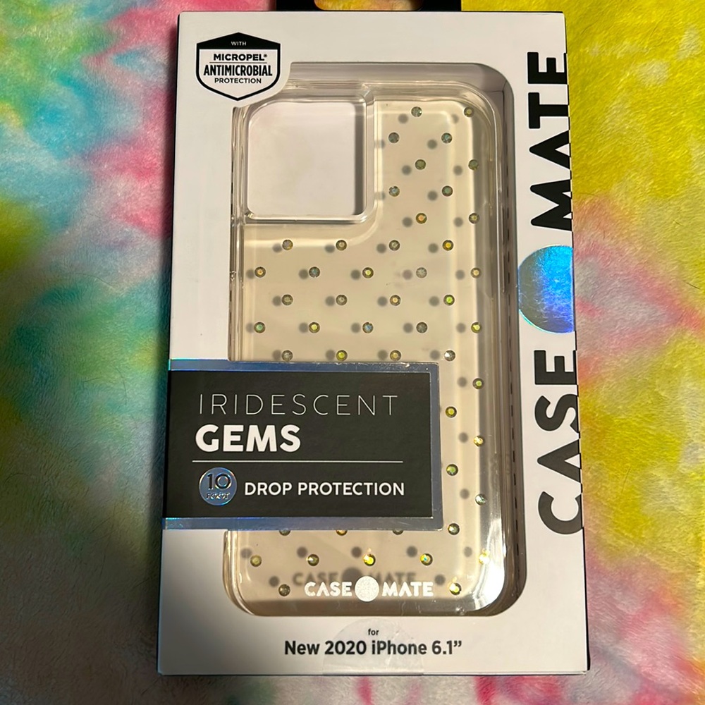 Case Mate iPhone 12/12 pro Iridescent Gems case